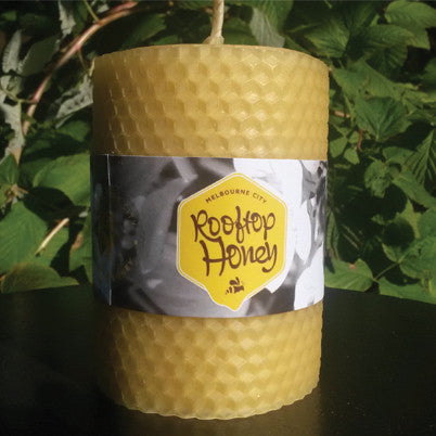 Beeswax - Local Melbourne Rolled Candle