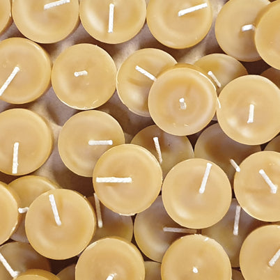 Beeswax - Local Melbourne Tea Light (Individual Refill - No Cup)